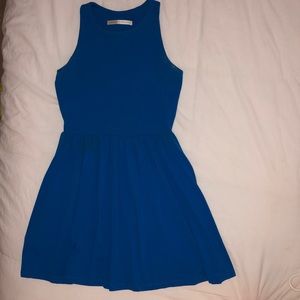 Susana Monaco High Neck Cobalt Blue Dress